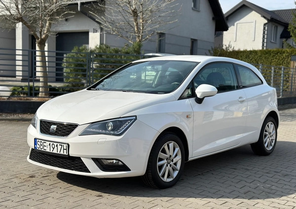 Seat Ibiza cena 23900 przebieg: 163000, rok produkcji 2014 z Sosnowiec małe 92